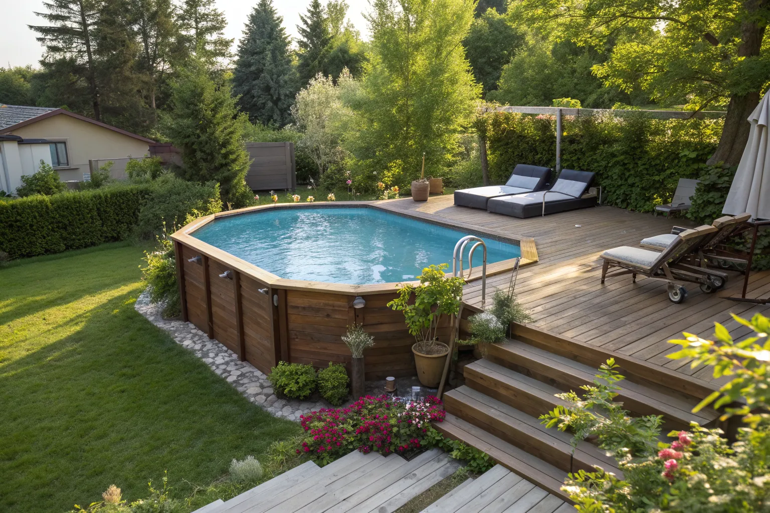 Above Ground Pool Set Up Ideas: Create Your Own Backyard Retreat