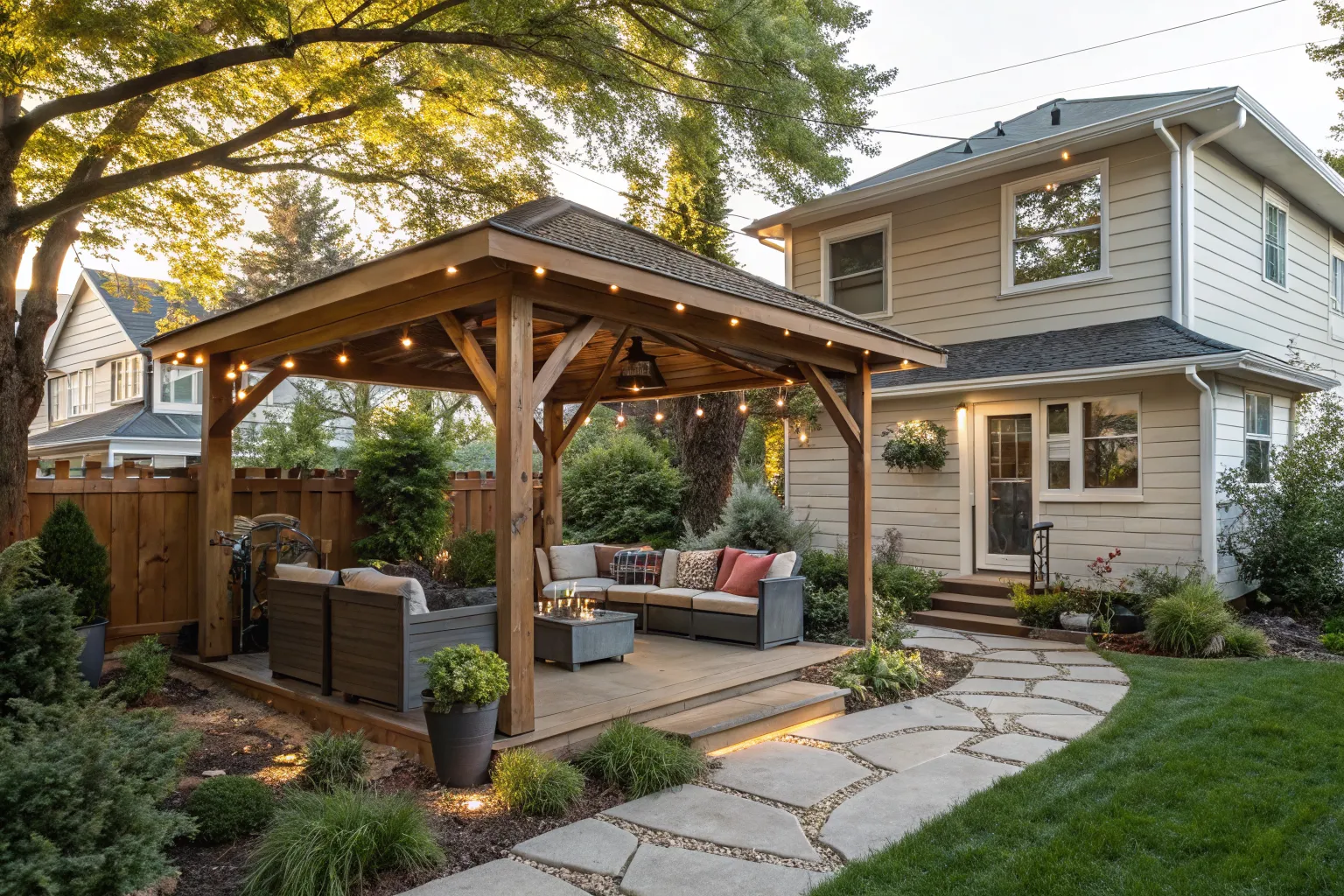 Backyard Gazebo Ideas Attached to House: Transform Your Outdoor Space