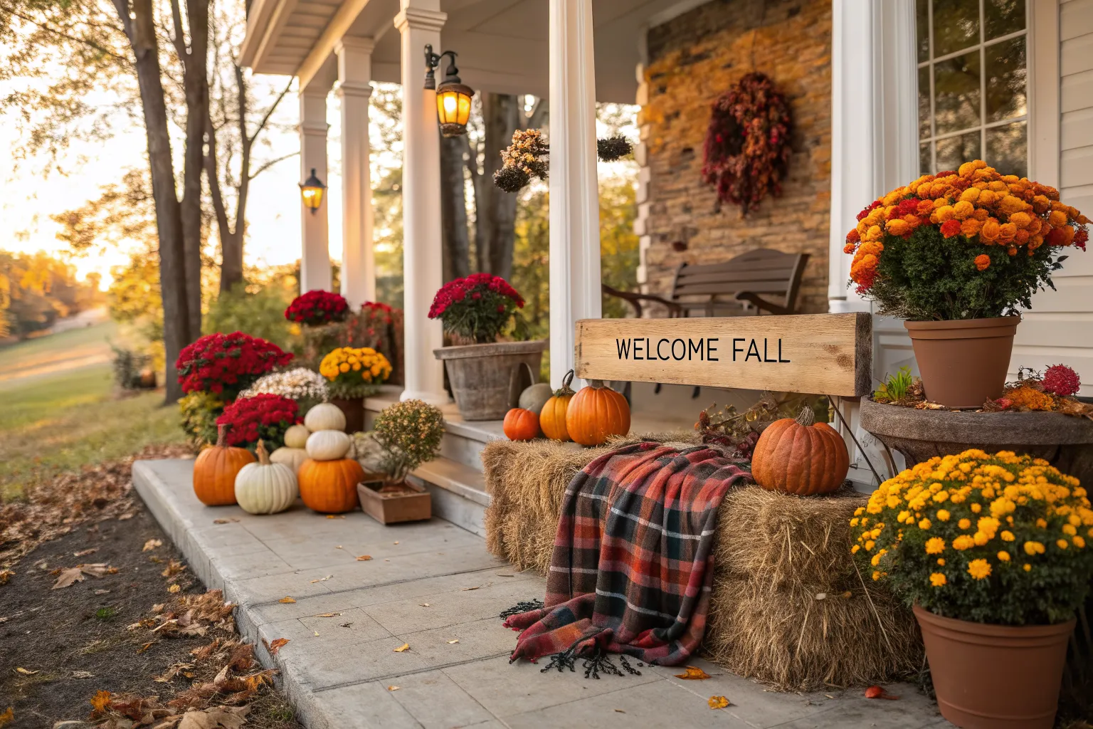 Front Yard Fall Decor Ideas: Simple Ways to Refresh Your Entry