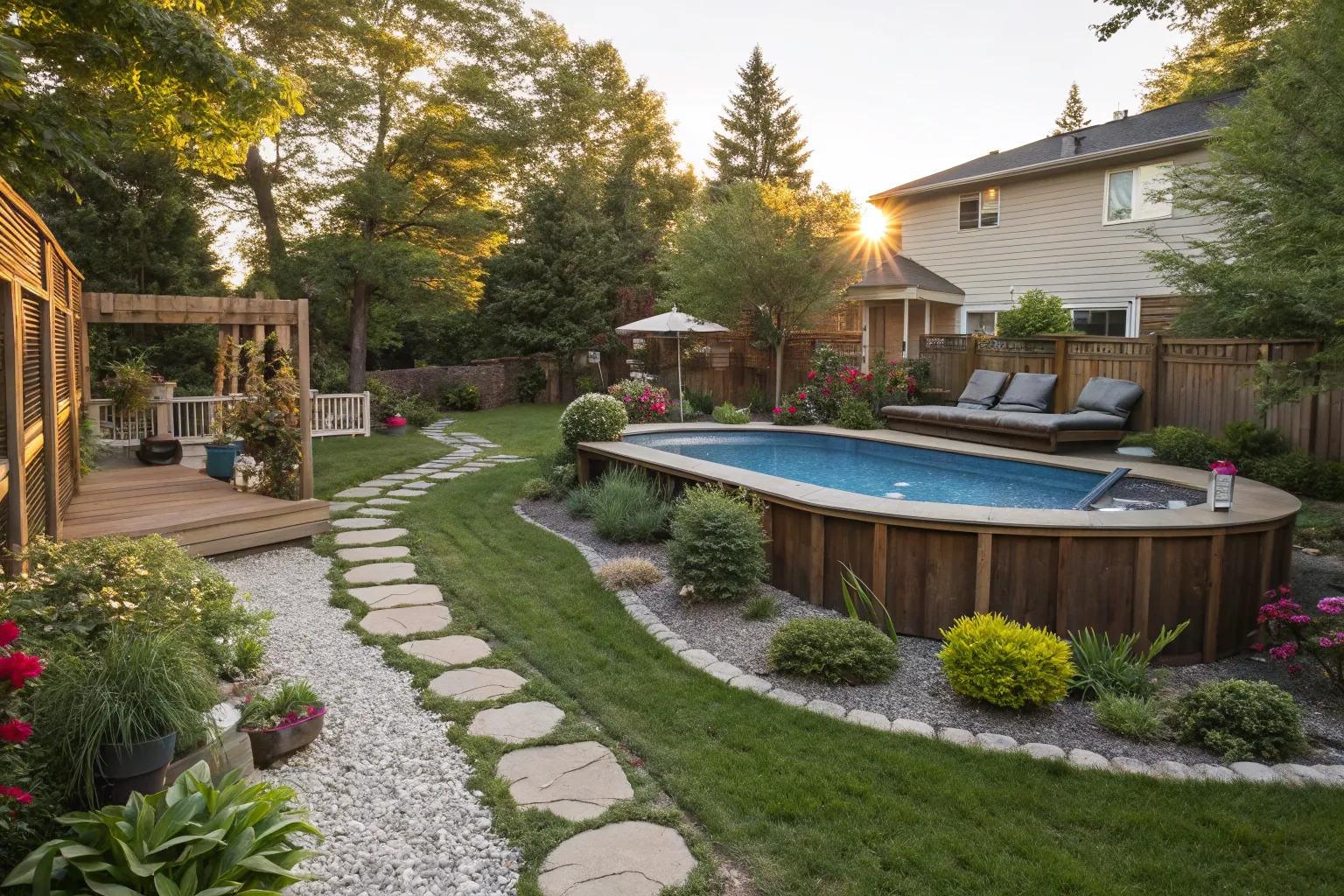 Landscaping Ideas Around Above Ground Pools: Refresh Your Outdoor Space