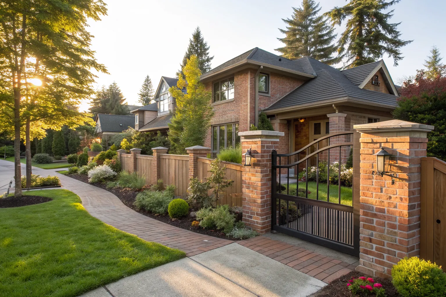 Front Yard Brick Fence Ideas: Boost Your Curb Appeal Today