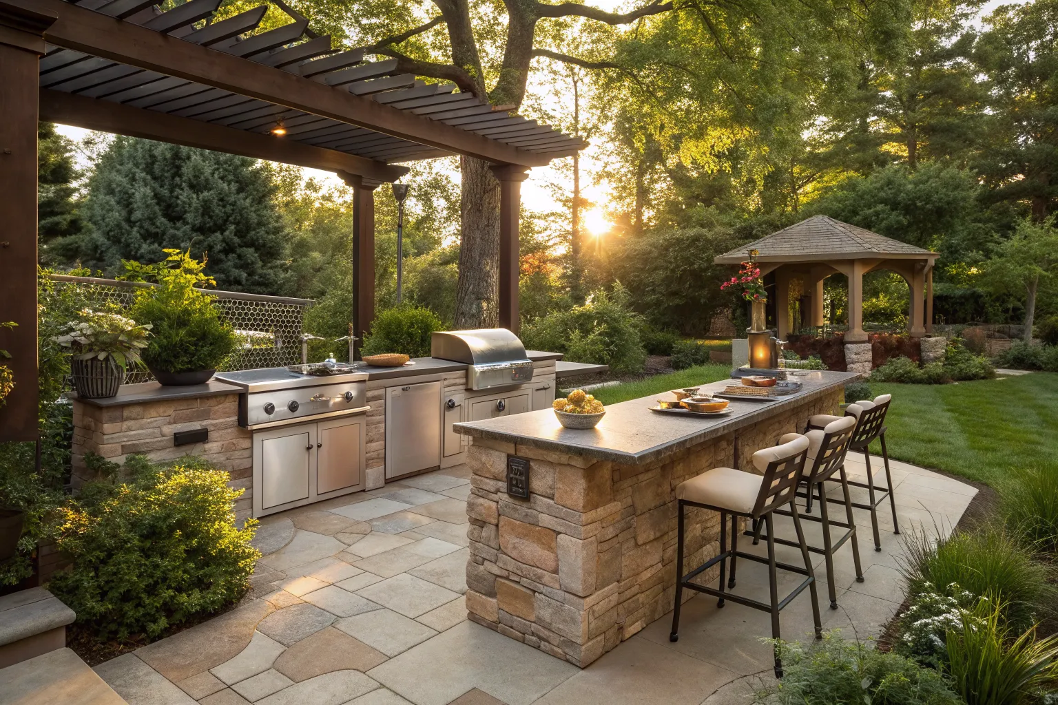 L Shaped Outdoor Kitchens: Transform Your Patio Into a Social Hub